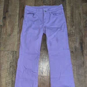 h and m purple jeans